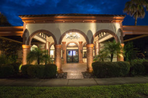 exterior arches of Flagler Inn