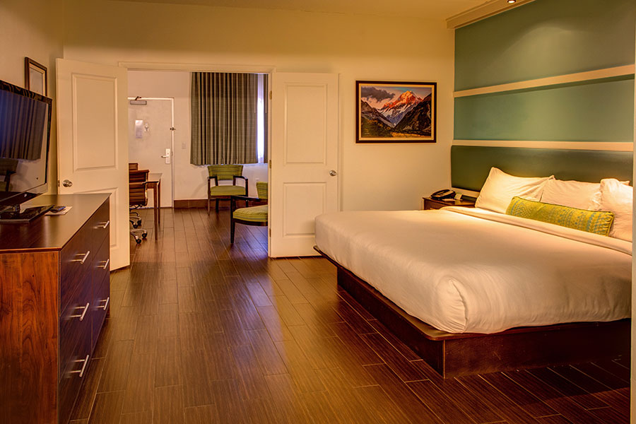 King-Suite king bed suite with separate sitting area