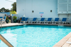 outdoor pool at Flagler Inn